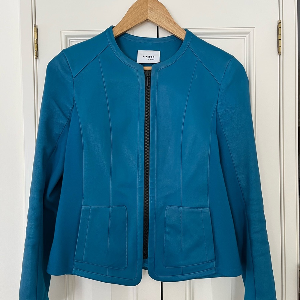 Akris Punto Leather Jacket